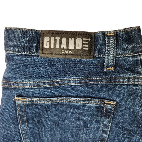 Vtg NwT Gitano Relaxed Fit Women's Size 16 Average Blue Dark Wash GM601DS Jeans - Picture 7 of 12